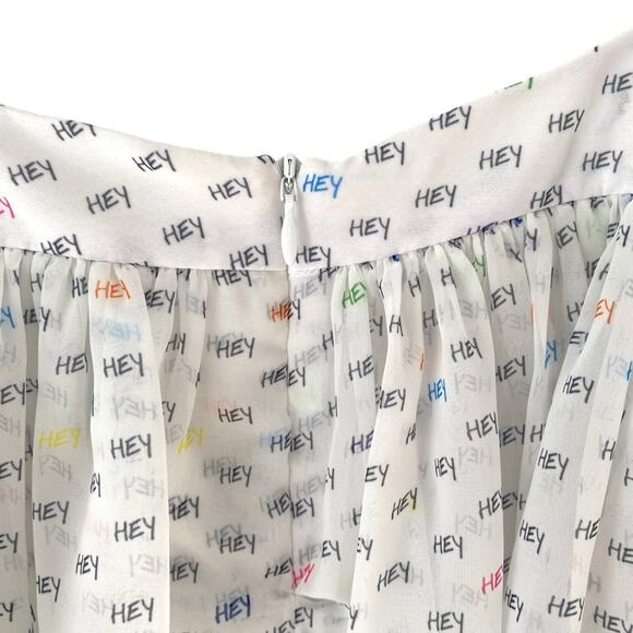 Koch Brooke Hey Print White Crop Tank Blouse size XS - Picture 7 of 10